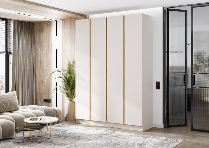 Келвин Шкаф 4-х створчатый (1600) (Кашемир, Кашемир)