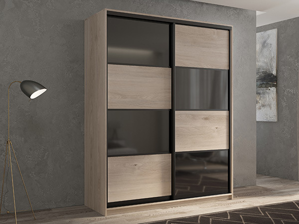 Шкаф-купе Кааппи 13 Кастелло Серый 120х45х230 см