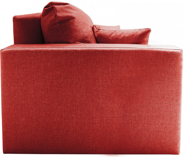 Диван-кровать Ливерпуль, 160х195, раскладной, еврокнижка, велюр, красный