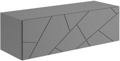 ГРАНЖ Тумба ТМ-004 (Д.1200, подвесная) (Серый шифер / Графит софт)