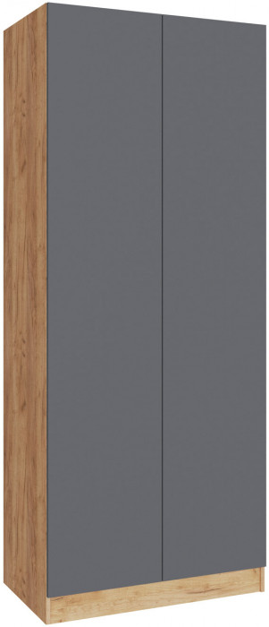 Прихожая Руэлла Шкаф универсальный дуб крафт золотой/графит серый