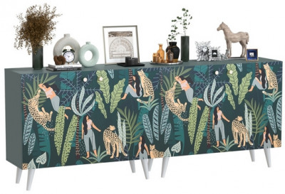 Либера Комод-тумба 16.230.01 + Либера Комод-тумба 16.230.01, пасифай/белый