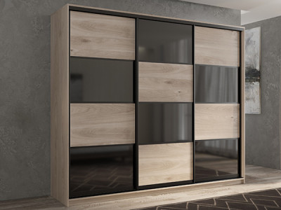 Шкаф-купе Кааппи 13 Кастелло Серый 210х60х230 см