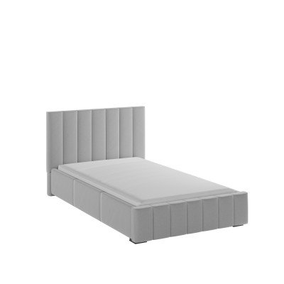Нега Кровать интерьерная 120 светло-серый, ортопед