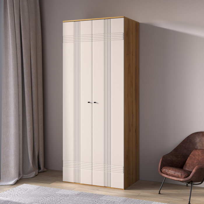 Шкаф распашной двухдверный Вега Саксония