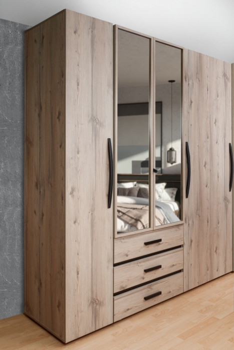 Шкаф для одежды и белья Nature 555, гаскон пайн