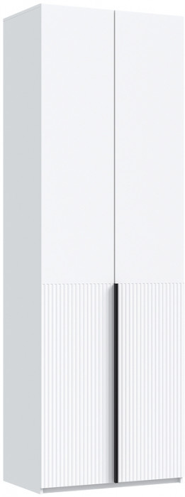 Шкаф 2-х створчатый Марвэл, Белый/Браш вайт