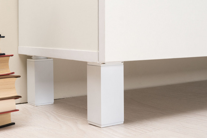 КР100 Тумба под ТВ 13.267.01 + 13.267.01, цвет белый шагрень/дуб сонома, ШхГхВ 276,8х34,9х43,8 см., универсальная сборка