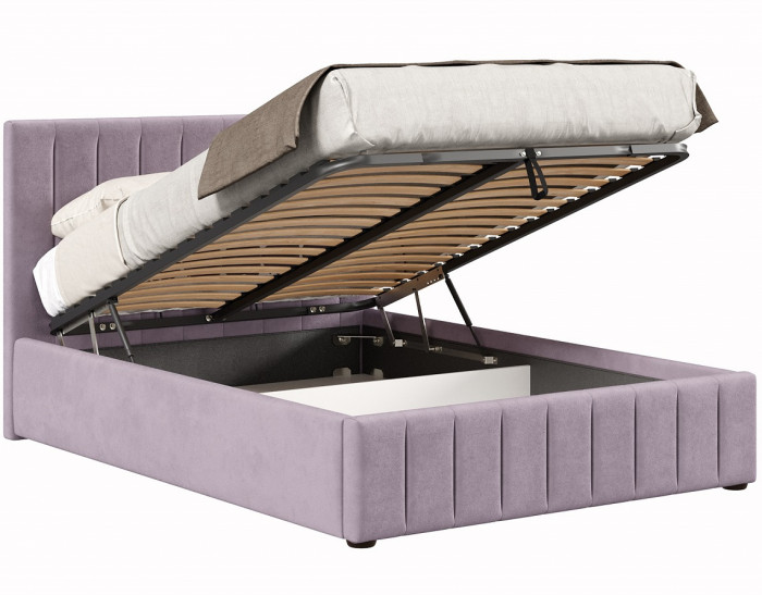 Кровать с подъёмным механизмом 1600 Верона, лаванда