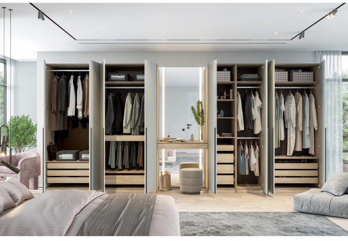 Гардеробная Этна. Комплект 1