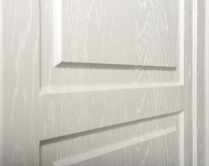 Ливерпуль Спальня № 4 Кровать 11.08ОСН + Шкаф 13.134 + карниз + Комод 10.103, ясень ваниль/белый