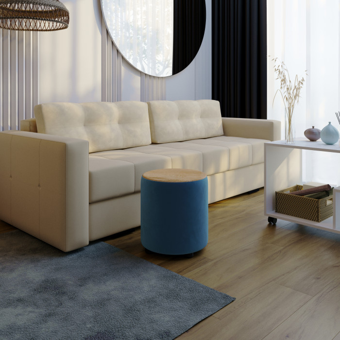 Пуф Пай, атлантида/мдф дуб канадский