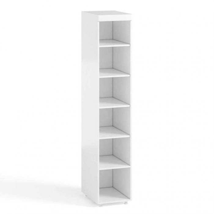 Стеллаж (гл. 560) Монако МН-41 белое дерево