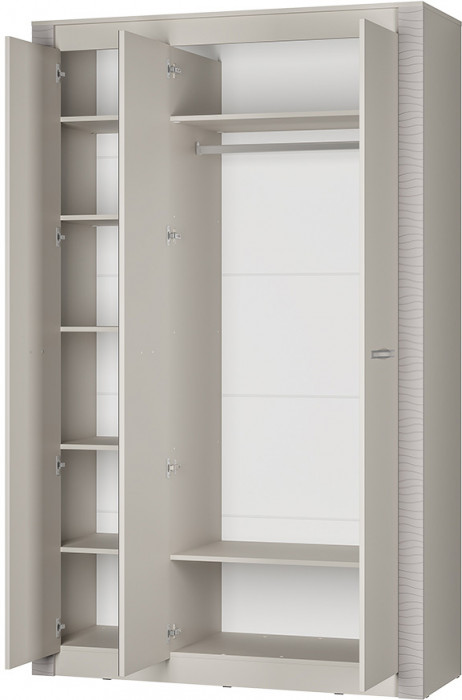 Шкаф трехстворчатый "Монако" ШК-38 кашемир/МФ03