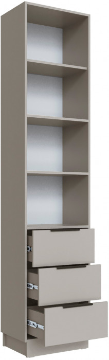 Шкаф Мадрид торцевой (0,35) с 3 ящ., Кашемир