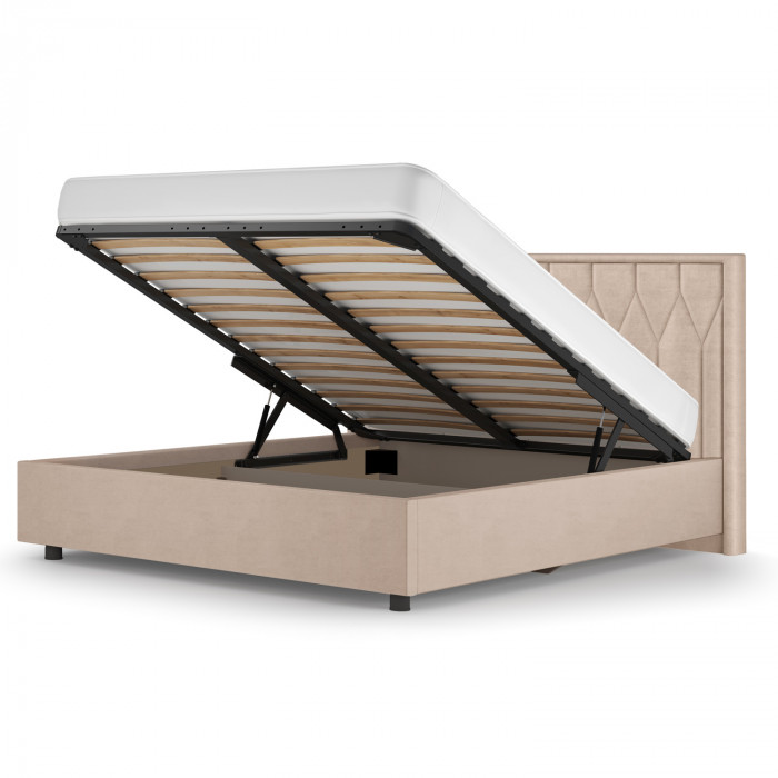 Кровать-10М с подъёмным основанием 1800 хумус